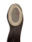 Preview: Hairpiece made of synthetic hair, 11 x 8 cm - handknotted